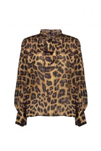 Geisha 43881-26 Animal Print Blouse