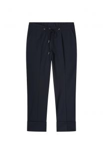 Summum 4s2674-12072 Trousers Viscose Blend Stretch